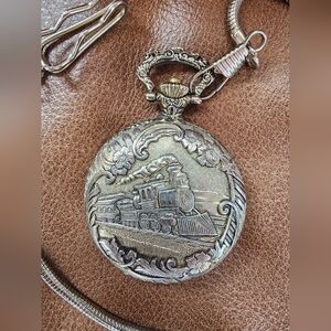 Vintage Collezio Quart Train Pocket Watch